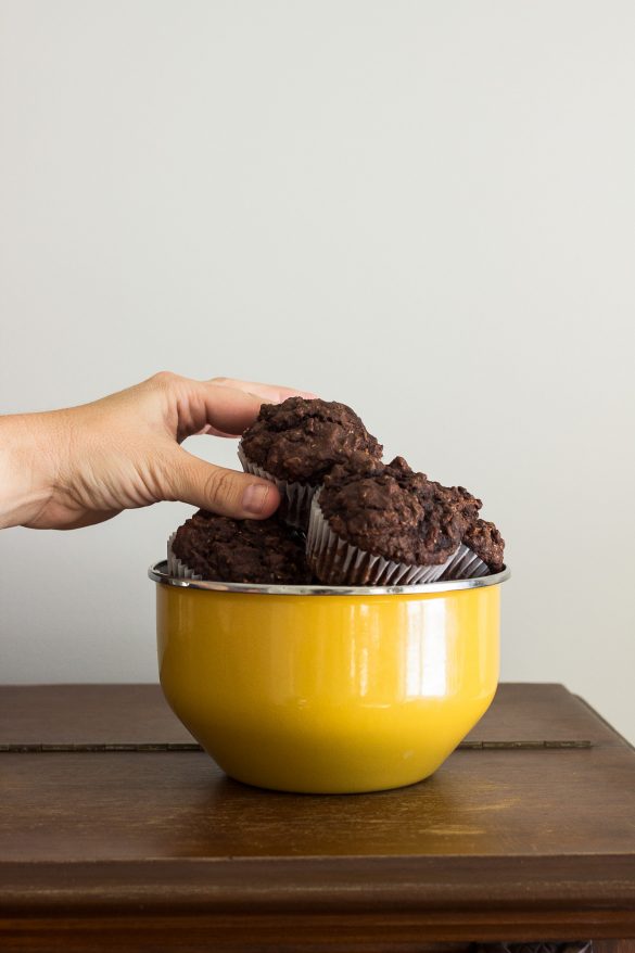 muffins chocolat et poire